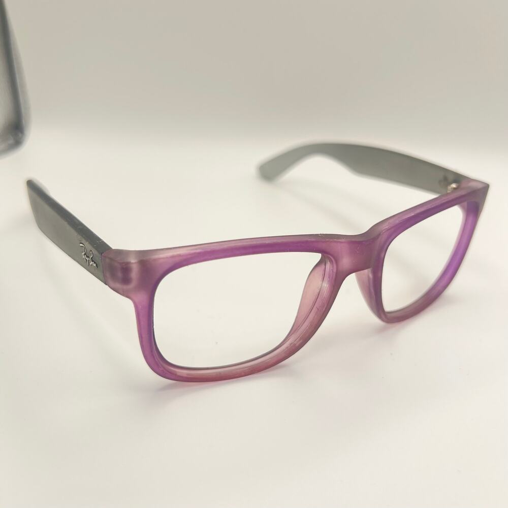 Ray-Ban RB4165 Justin 6024/88 Sunglasses Purple Gray Frames Only 51-16 Italy